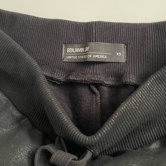 Revolve - Benjamin Jay Raven Wax Coated Jogger pants iBlack Wax- size XS - Picture 8 of 11